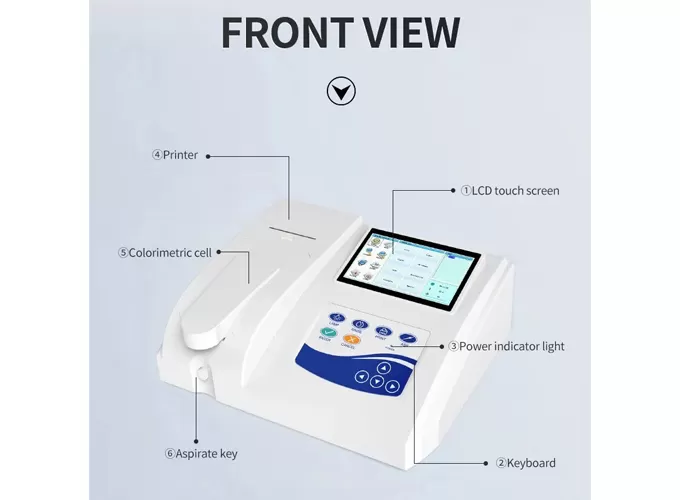 bc300 semi auto biochemistry analyzer oem