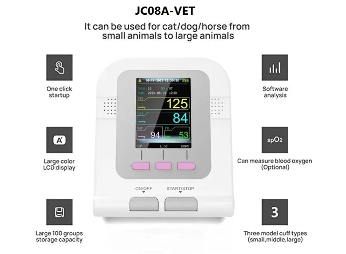 jc08a vet electronic sphygmomanometer exporter