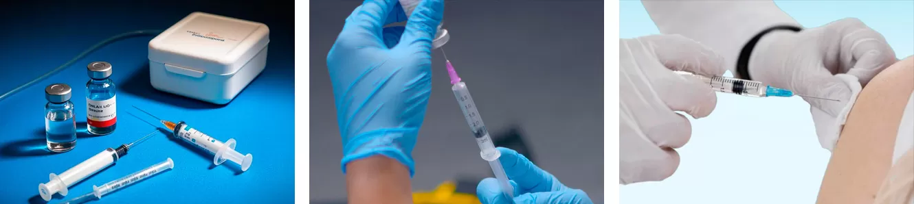 Steps for Using a Syringe Steps for Using a Syringe