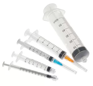 Syringe with or without Needle